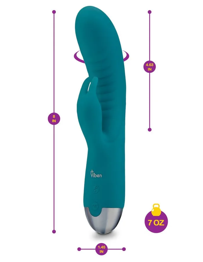Alluring - Ocean - Come Hither G-Spot Vibrator Rabbit Vibrator | Viben Female Sex Toys