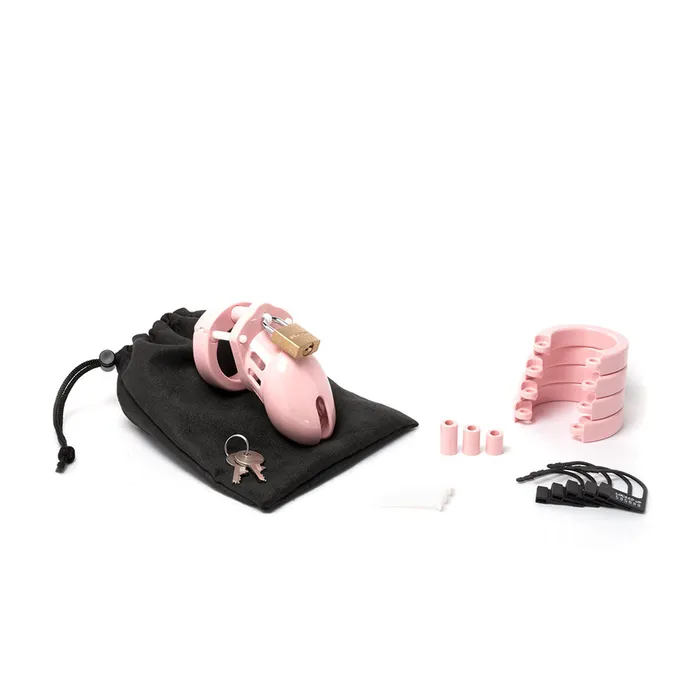 CB-6000S Chastity Cock Cage Kit - Pink-(6000spnk) | CB-X Male Sex Toys CB-6000S Chastity Cock Cage Kit - Pink-(6000spnk) | CB-X Male Sex Toys