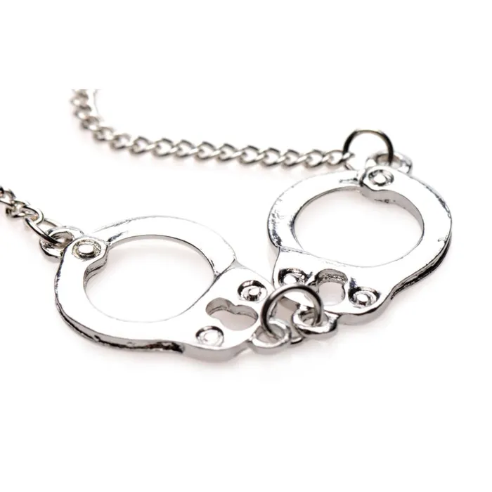 Cuff Her Handcuff Necklace | XR Brands Master Series Female Sex Toys Cuff Her Handcuff Necklace | XR Brands Master Series Female Sex Toys