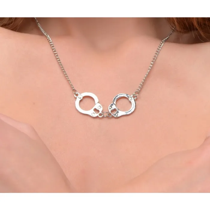 Cuff Her Handcuff Necklace | XR Brands Master Series Female Sex Toys Cuff Her Handcuff Necklace | XR Brands Master Series Female Sex Toys