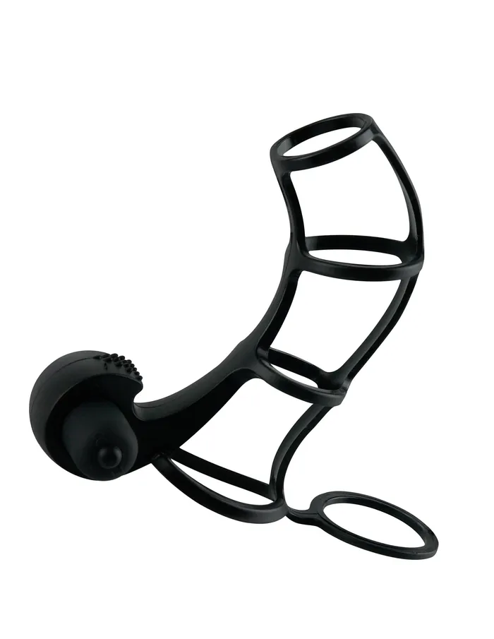 Fantasy XTensions Deluxe Silicone Power Cock Cage Black Pipedream Male Sex Toys Fantasy XTensions Deluxe Silicone Power Cock Cage Black Pipedream Male Sex Toys