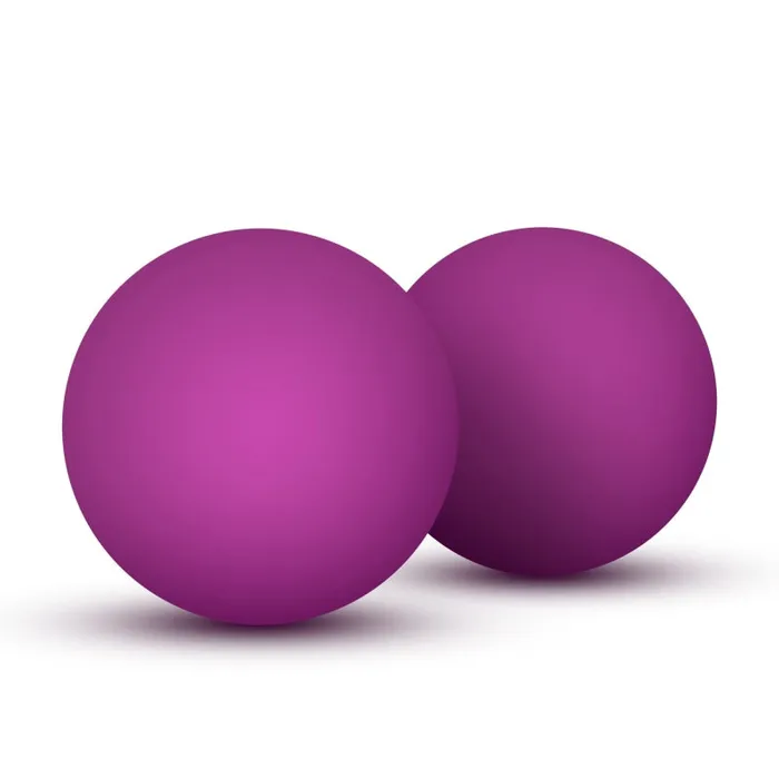 Female Sex Toys Blush Novelties Luxe Double O Advanced Kegel Balls Pink