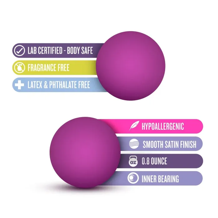 Female Sex Toys | Blush Novelties Luxe Double O Advanced Kegel Balls - Pink Female Sex Toys | Blush Novelties Luxe Double O Advanced Kegel Balls - Pink