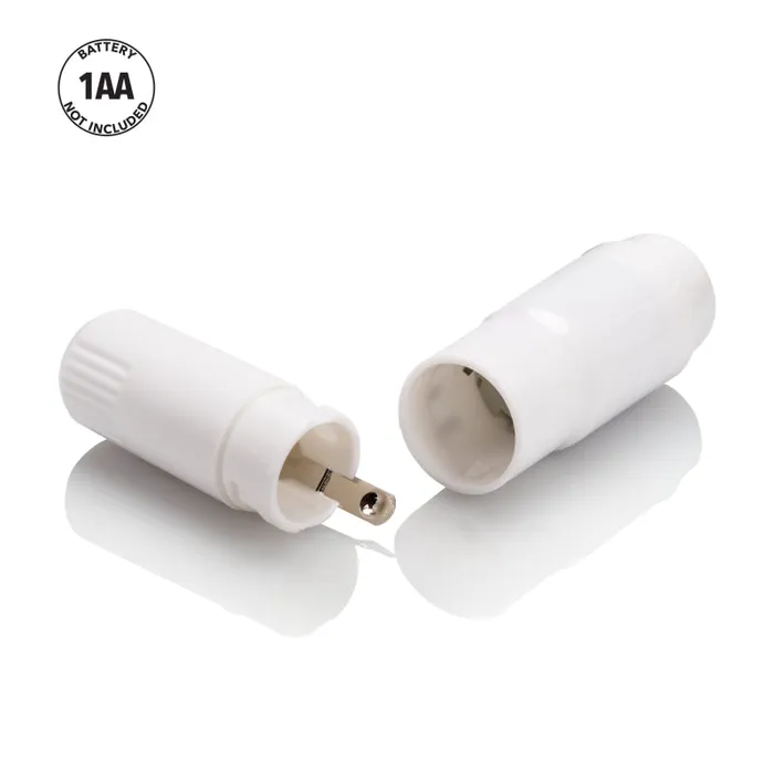 Female Sex Toys CalExotics Compact Waterproof Personal Travel Massager With 4 Tips White Female Sex Toys CalExotics Compact Waterproof Personal Travel Massager With 4 Tips White