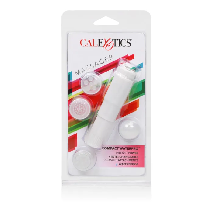 Female Sex Toys | CalExotics Compact Waterproof Personal Travel Massager With 4 Tips - White Female Sex Toys | CalExotics Compact Waterproof Personal Travel Massager With 4 Tips - White