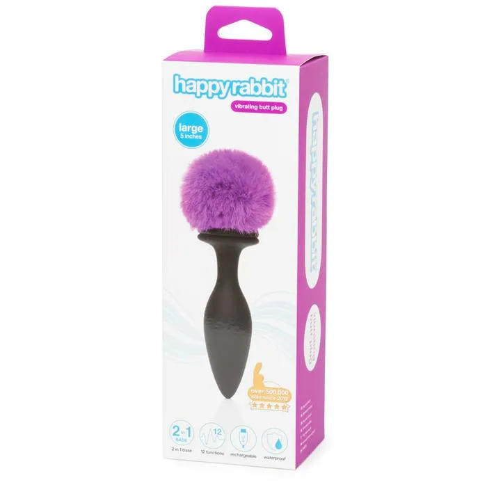 Happy Rabbit Vibrator Large Vibrati Bunny Tail Butt Plug Love Honey Female Sex Toys Happy Rabbit Vibrator Large Vibrati Bunny Tail Butt Plug Love Honey Female Sex Toys