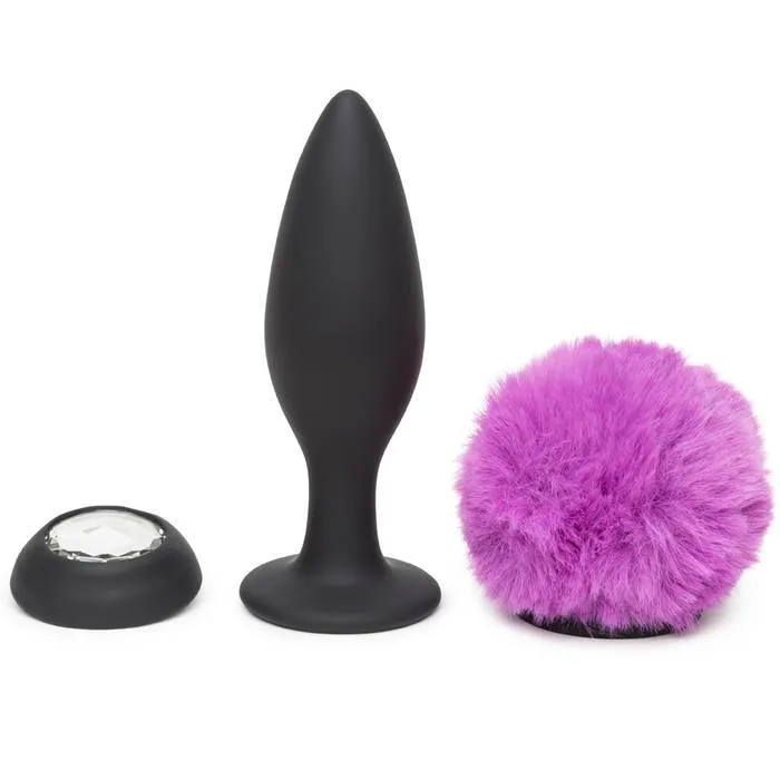 Happy Rabbit Vibrator Large Vibrati Bunny Tail Butt Plug | Love Honey Female Sex Toys