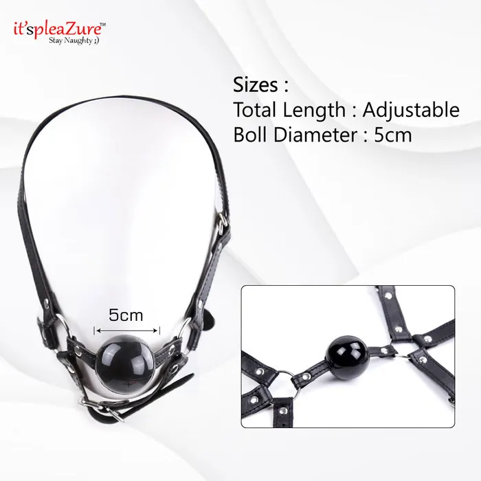 ItspleaZure Male Sex Toys | ItspleaZure Head Restraints with Gag