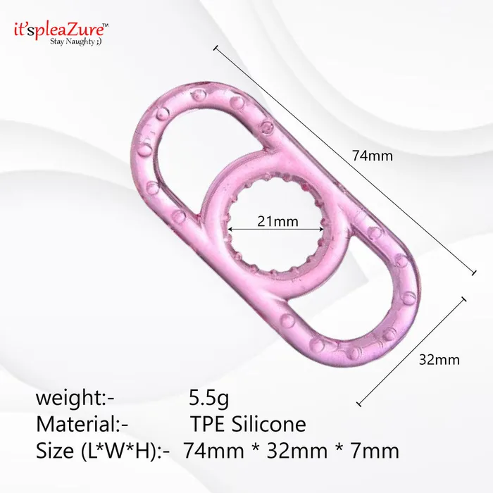 ItspleaZure Male Sex Toys | Itspleazure Silicone Penis Ring Set of 1 - Pink