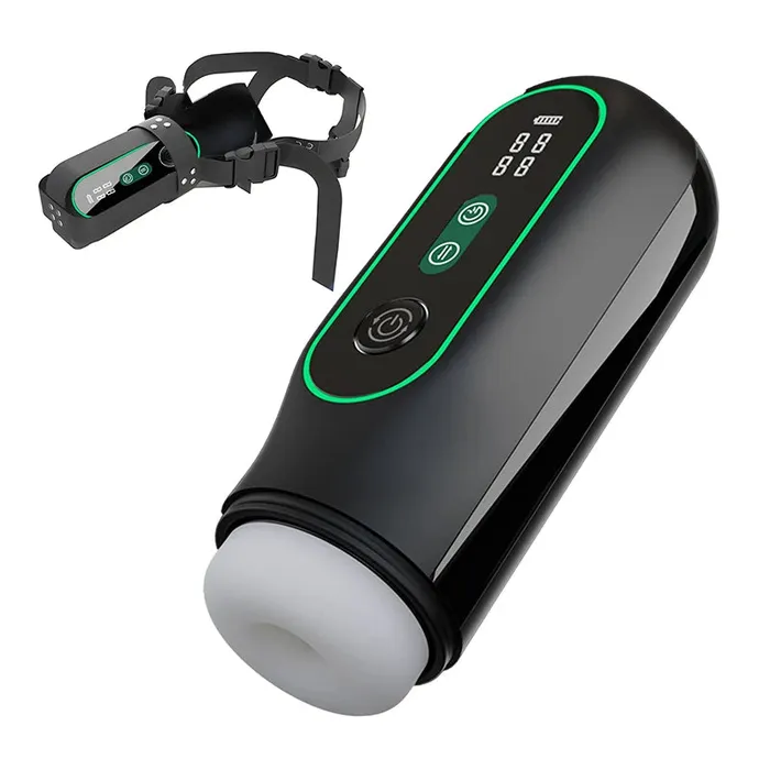 Lovetoyshub Male Sex Toys | 6 In 1 Sucking Thrusting Vibrating Heating Voice Auto Male Masturbator