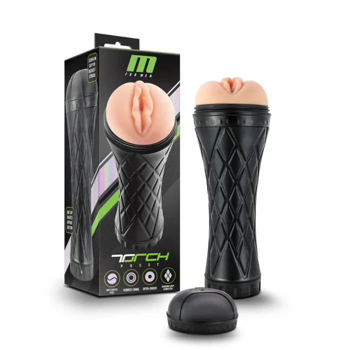 M for Men - the Torch - Pussy - Vanilla | Blush Novelties Male Sex Toys