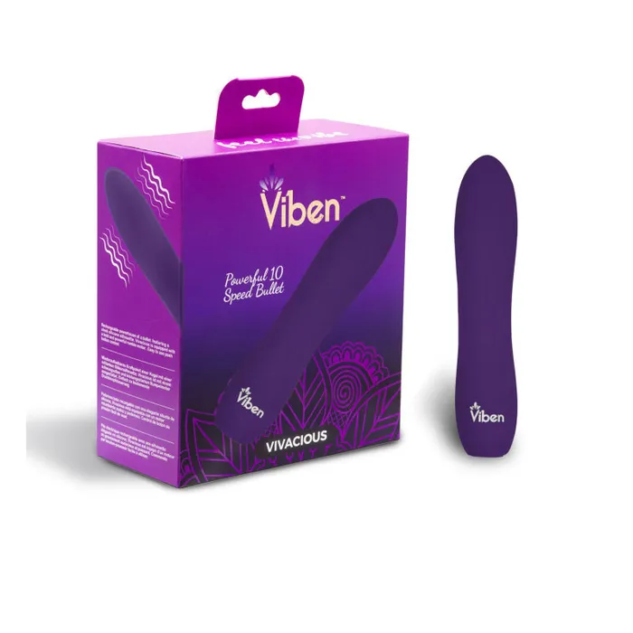 MyPleasure Female Sex Toys | Vivacious - Intense 10-Function Bullet - Violet MyPleasure Female Sex Toys | Vivacious - Intense 10-Function Bullet - Violet