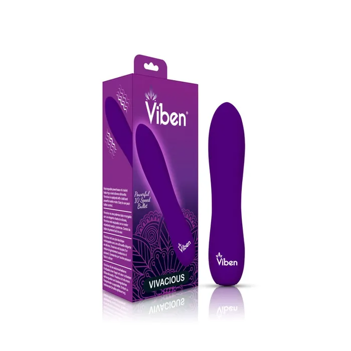 MyPleasure Female Sex Toys | Vivacious - Intense 10-Function Bullet - Violet MyPleasure Female Sex Toys | Vivacious - Intense 10-Function Bullet - Violet
