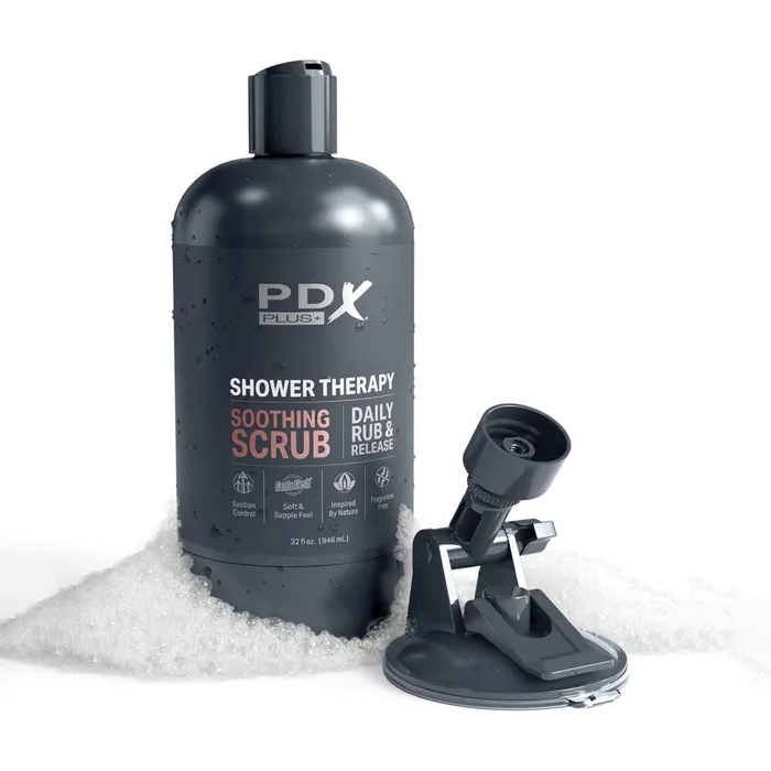 Pipedream PDX Plus Shower Therapy - Soothing Scrub - Tan-(rd622-22) | Male Sex Toys Pipedream PDX Plus Shower Therapy - Soothing Scrub - Tan-(rd622-22) | Male Sex Toys