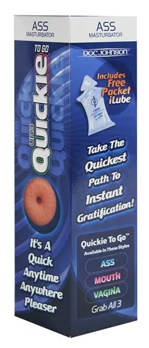 Quickie to Go Ultraskyn Ass Doc Johnson Male Sex Toys