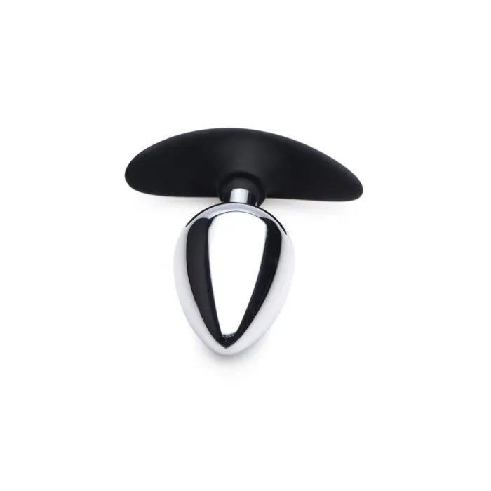 XR Brands Master Series Male Sex Toys | Dark Invader Metal and Silicone Anal Plug - Large XR Brands Master Series Male Sex Toys | Dark Invader Metal and Silicone Anal Plug - Large