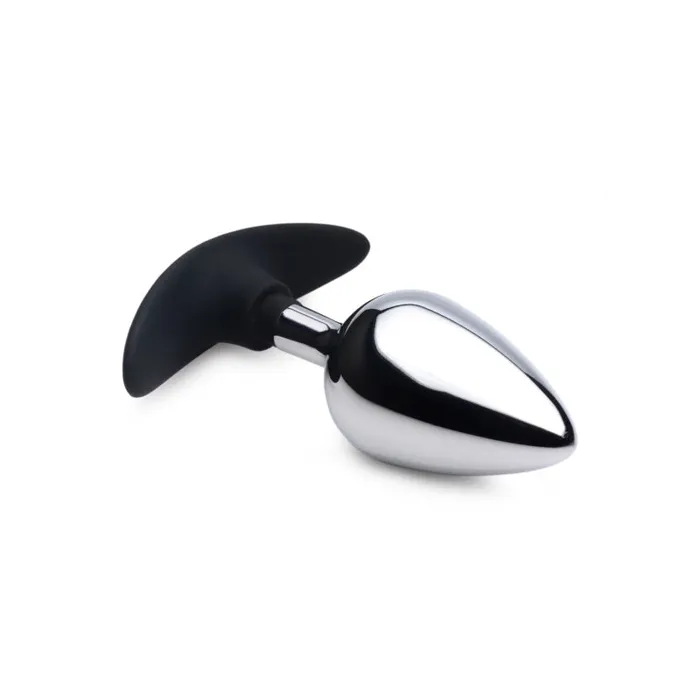 XR Brands Master Series Male Sex Toys | Dark Invader Metal and Silicone Anal Plug - Large XR Brands Master Series Male Sex Toys | Dark Invader Metal and Silicone Anal Plug - Large