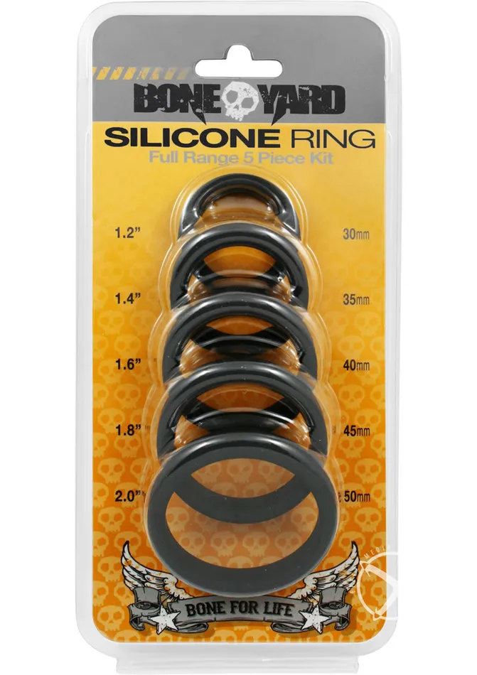 Boneyard Boneyard Silicone Ring Cock Rings Full Range Kit Male Sex Toys