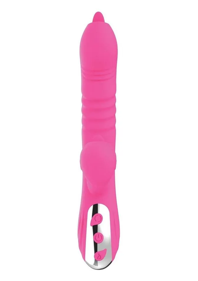 Female Sex Toys Nasstoys Passion Teaser Heat Up Rechargeable Silicone Rabbit Vibrator
