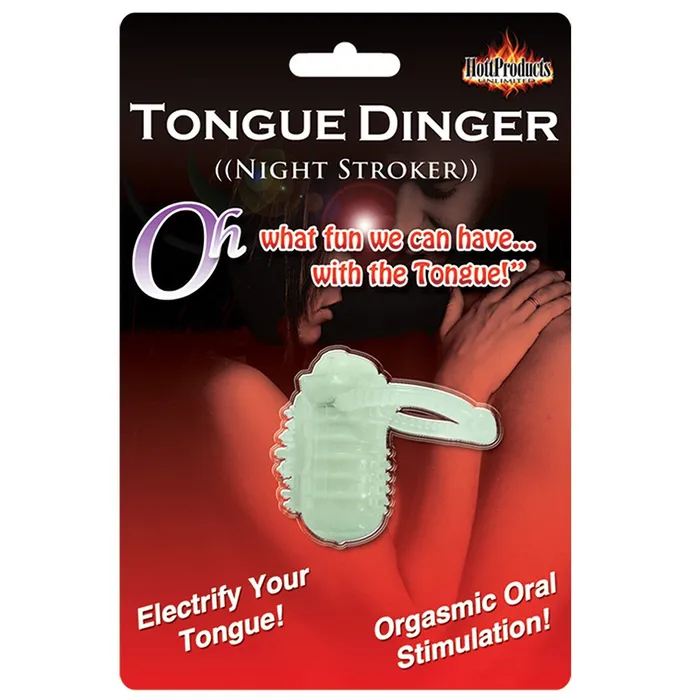 GWorld Male Sex Toys Tongue Dinger Glow in the Dark Night Stroker