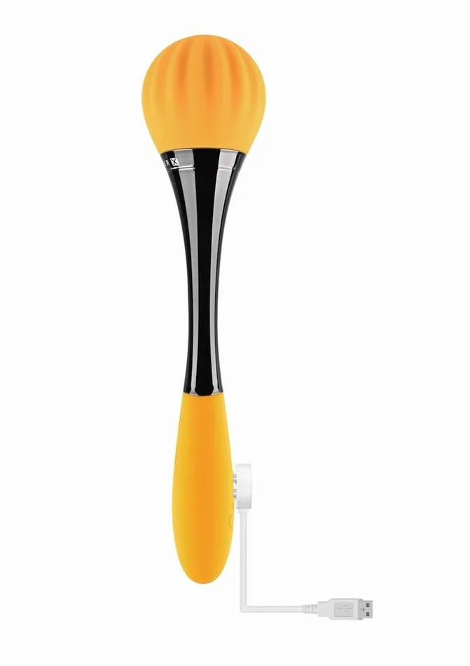 Gender X Female Sex Toys Gender X Sunflower Silicone Rechargeable Dual End Vibrator
