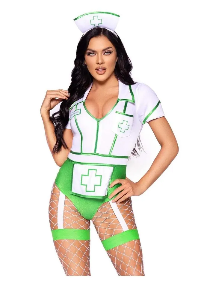 Male Sex Toys Leg Avenue Leg Avenue Nurse Feelgood Snap Crotch Garter Bodysuit with Attached Apron and Hat Headband Male Sex Toys Leg Avenue Leg Avenue Nurse Feelgood Snap Crotch Garter Bodysuit with Attached Apron and Hat Headband