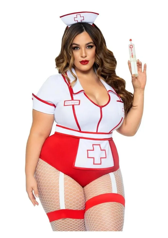 Male Sex Toys Leg Avenue Leg Avenue Nurse Feelgood Snap Crotch Garter Bodysuit with Attached Apron and Hat Headband Male Sex Toys Leg Avenue Leg Avenue Nurse Feelgood Snap Crotch Garter Bodysuit with Attached Apron and Hat Headband