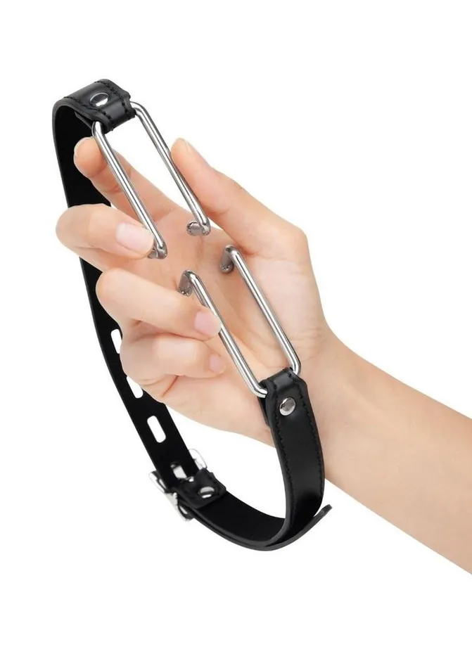 Male Sex Toys Me You Us ME YOU US Spider Gag 2 Pu Leather and Metal Adjustable Strap Gag