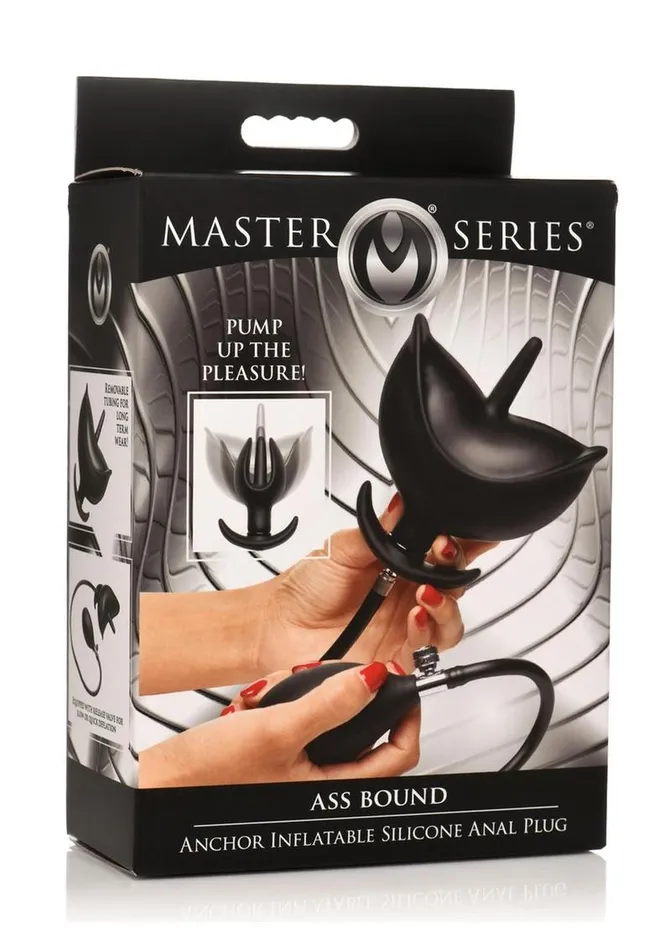 Master Series Male Sex Toys Master Series Ass Bound Anchor Inflatable Silicone Anal Plug