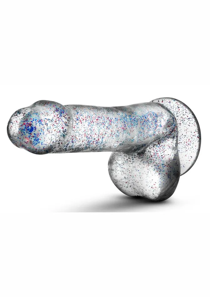 Naturally Yours Female Sex Toys Naturally Yours Glitter Dildo with Balls