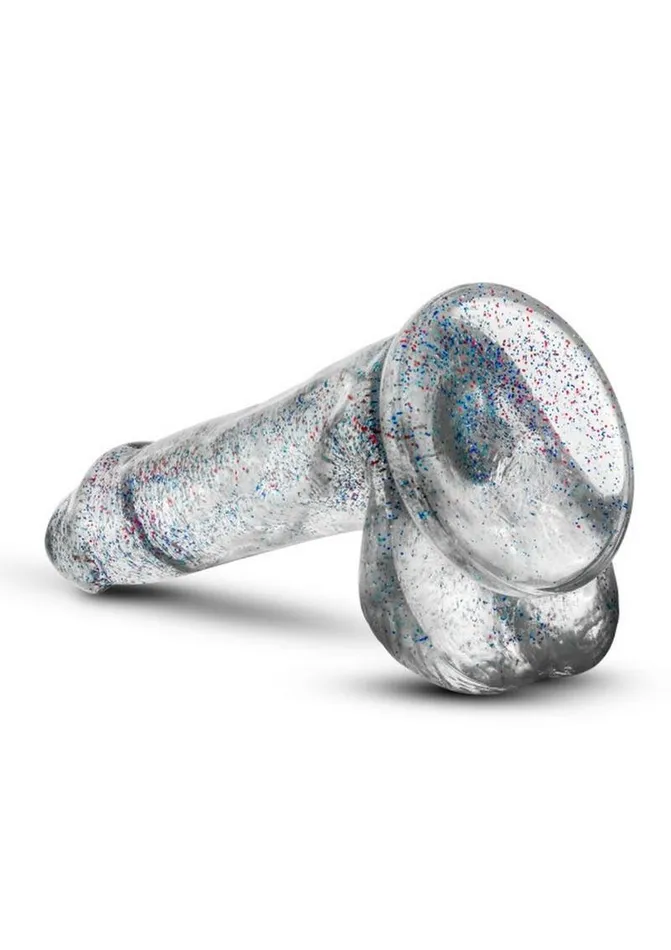 Naturally Yours Female Sex Toys Naturally Yours Glitter Dildo with Balls