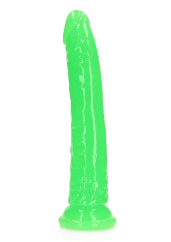 Real Rock Realrock Slim Glow In The Dark Dildo with Suction Cup Female Sex Toys Real Rock Realrock Slim Glow In The Dark Dildo with Suction Cup Female Sex Toys