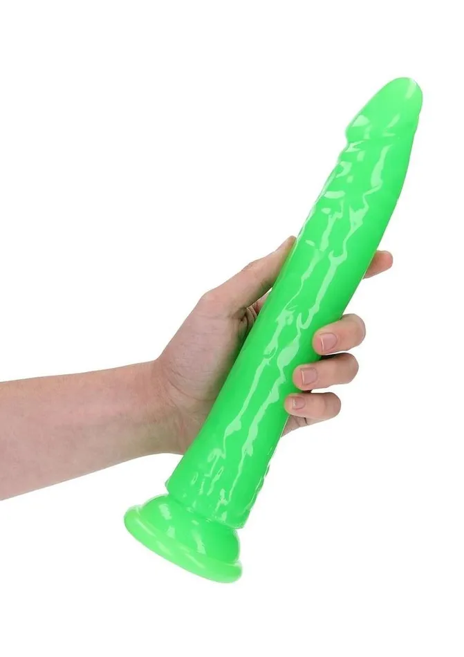 Real Rock Realrock Slim Glow In The Dark Dildo with Suction Cup Female Sex Toys