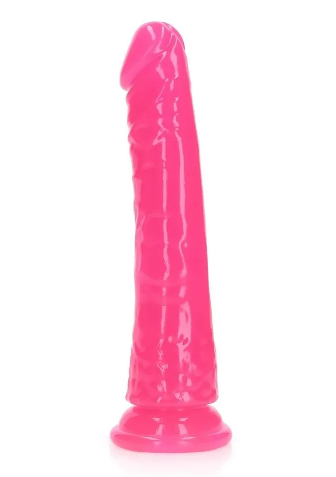 Real Rock Realrock Slim Glow In The Dark Dildo with Suction Cup Female Sex Toys