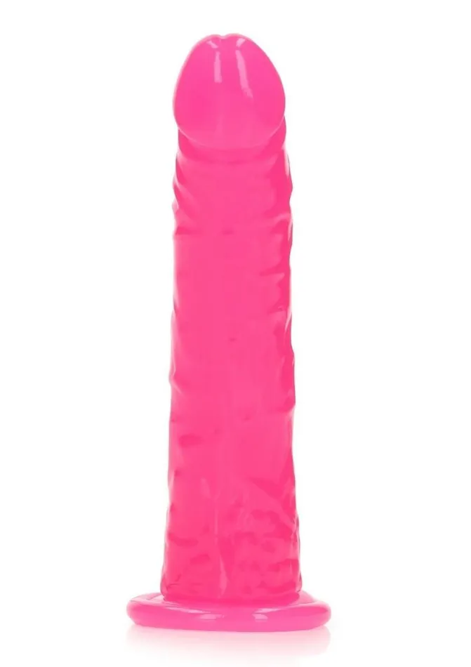 Real Rock Realrock Slim Glow In The Dark Dildo with Suction Cup Female Sex Toys