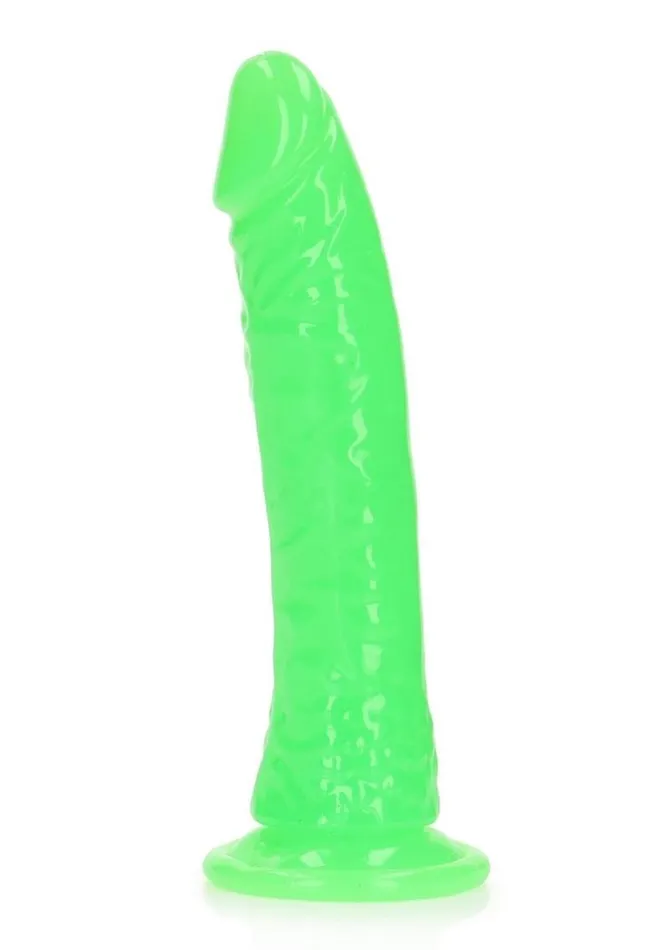 Real Rock Realrock Slim Glow In The Dark Dildo with Suction Cup Female Sex Toys