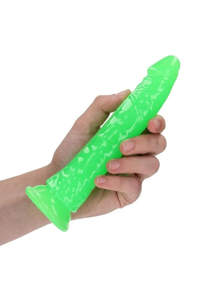 Real Rock Realrock Slim Glow In The Dark Dildo with Suction Cup Female Sex Toys