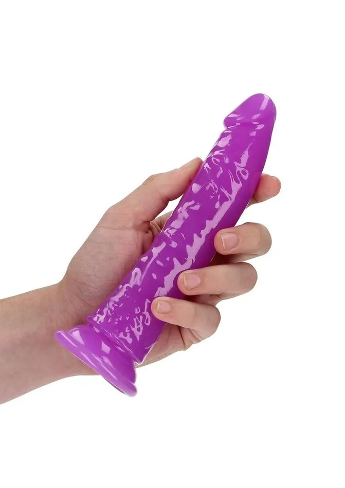 Real Rock Realrock Slim Glow In The Dark Dildo with Suction Cup Female Sex Toys