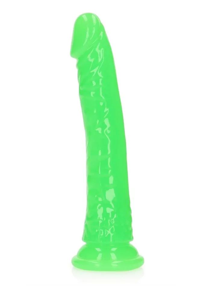 Real Rock Realrock Slim Glow In The Dark Dildo with Suction Cup Female Sex Toys