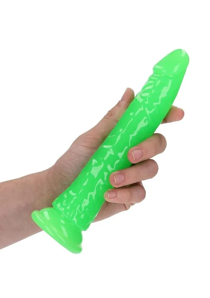 Real Rock Realrock Slim Glow In The Dark Dildo with Suction Cup Female Sex Toys