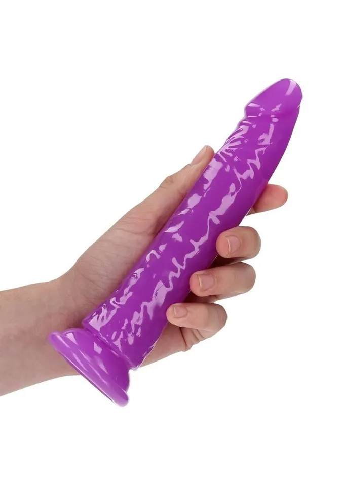 Real Rock Realrock Slim Glow In The Dark Dildo with Suction Cup Female Sex Toys