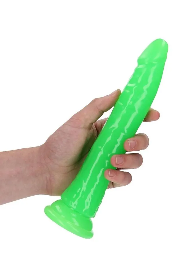 Real Rock Realrock Slim Glow In The Dark Dildo with Suction Cup Female Sex Toys