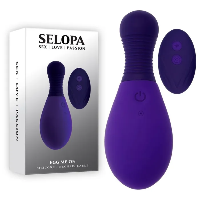 Selopa EGG ME ON Purple 10 cm USB Rechargeable Egg with Wireless Remote Selopa Female Sex Toys Selopa EGG ME ON Purple 10 cm USB Rechargeable Egg with Wireless Remote Selopa Female Sex Toys