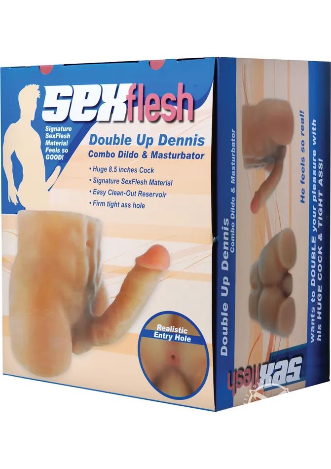 SEXFLESH Male Sex Toys Sexflesh Double Up Dennis Realistic 3d Ass