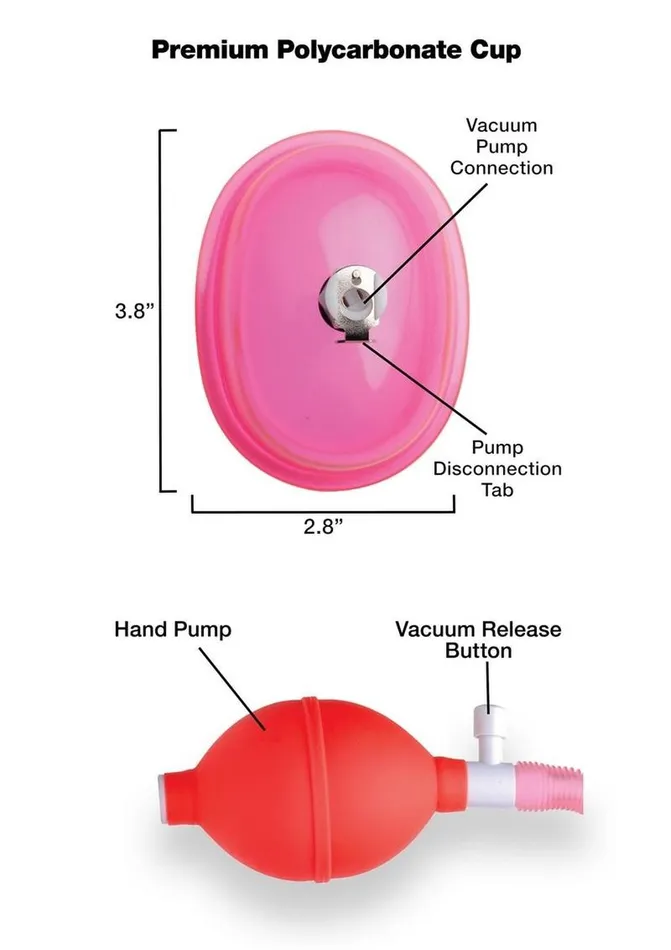 Size Matters Vaginal Pump with 38in Cup Size Matters Male Sex Toys