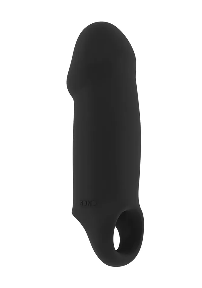 Sono No37 Stretchy Thick Penis Extension Black Shots Sono Male Sex Toys