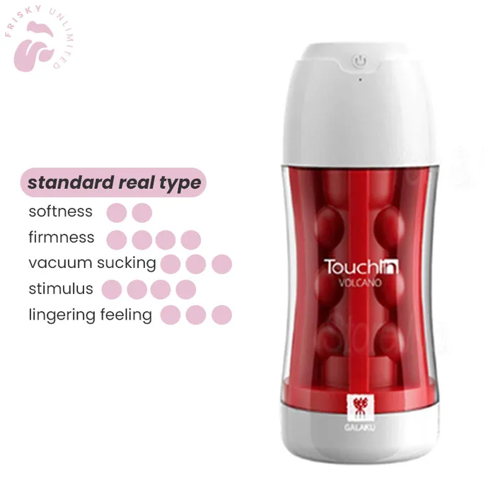 TOUCH IN VACUUM SUCKING MASTURBATOR CUP Frisky ultd Male Sex Toys