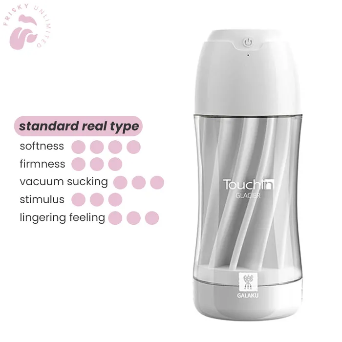 TOUCH IN VACUUM SUCKING MASTURBATOR CUP Frisky ultd Male Sex Toys