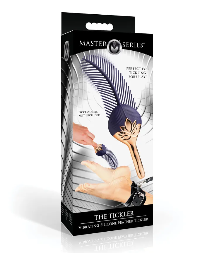 Xr LLC Female Sex Toys Master Series The Tickler Vibrating Silicone Feather Tickler Xr LLC Female Sex Toys Master Series The Tickler Vibrating Silicone Feather Tickler