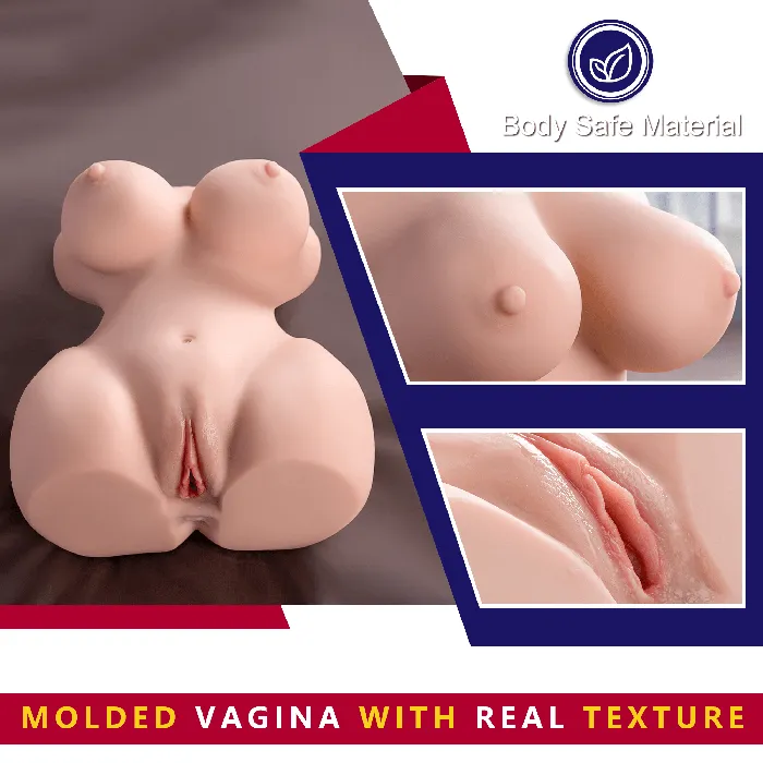 Babette Real Doll Torso Mini Sexpuppe Mnnlich 6KG xeoxhoneyde Male Sex Toys